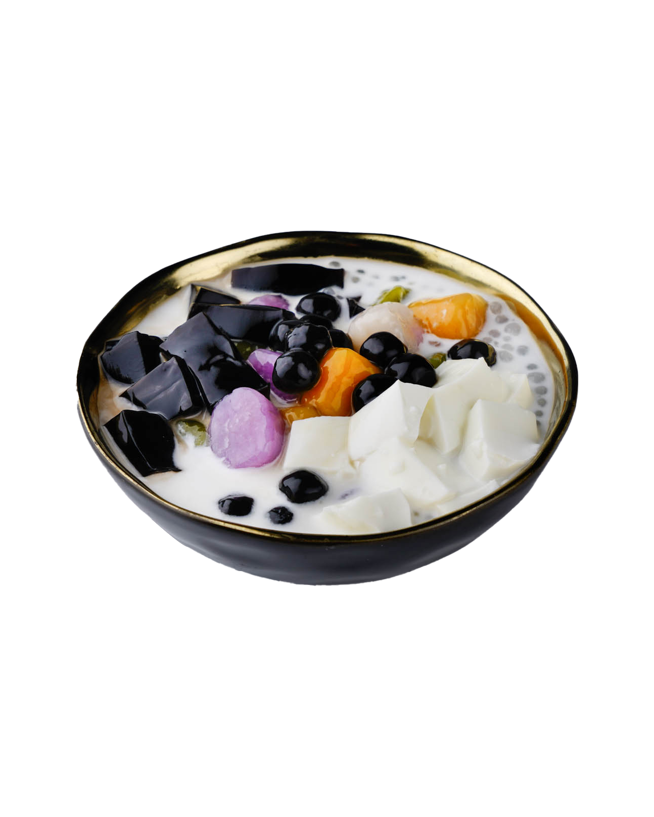 Tapiocas de taro au lait de coco maison